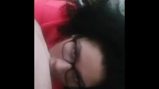 Curly Headed Cutie With Glasses & Blowjob POV