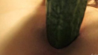 I was drunk :). Huge cumshot!!! then I play with a cucumber :)