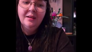 Raven Moan, Sexy BBW Goth Nerd Wants you to Cum on her Big Tits (Full Video)